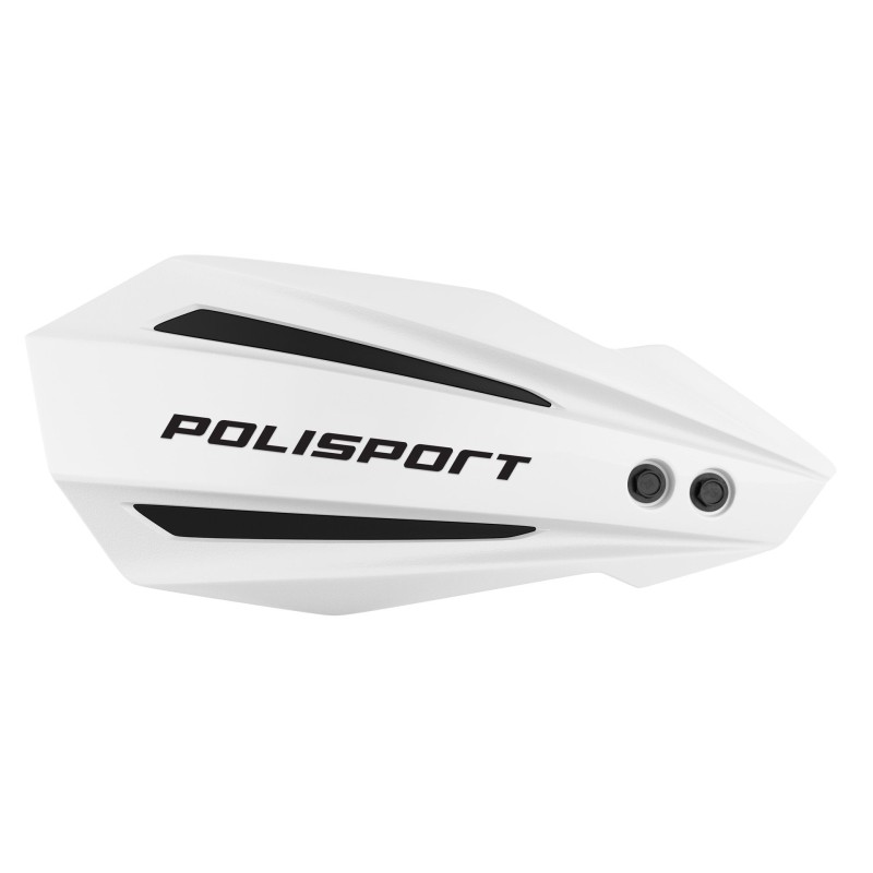 POLISPORT OSŁONY RĄK MODEL BULLIT Z UNIWERSALNYM ZESTAWEM MONTAŻOWYM 22/28 RIEJU MR 250/300 \'21-\'25 KOLOR BIAŁY