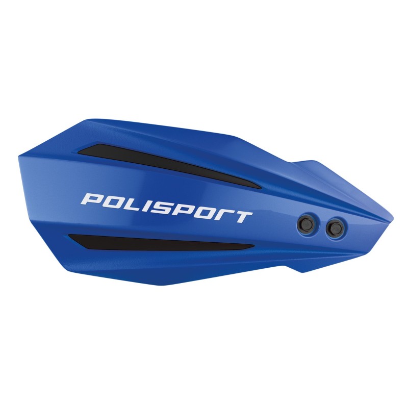 POLISPORT OFERTA SPECJALNA OSŁONY RĄK (HANDBARY) MODEL BULLIT Z UNIWERSALNYM ZESTAWEM MONTAŻOWYM 22/28 KTM KOLOR NIEBIESKIE (OPA