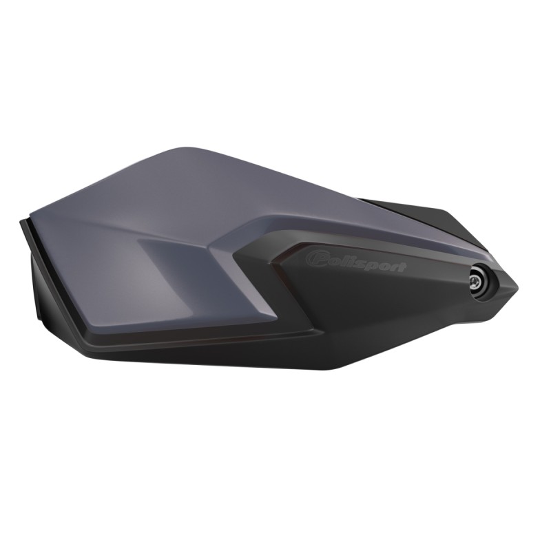 Osłony rąk POLISPORT S-DUAL - szary, uniwersalny zestaw montażowy