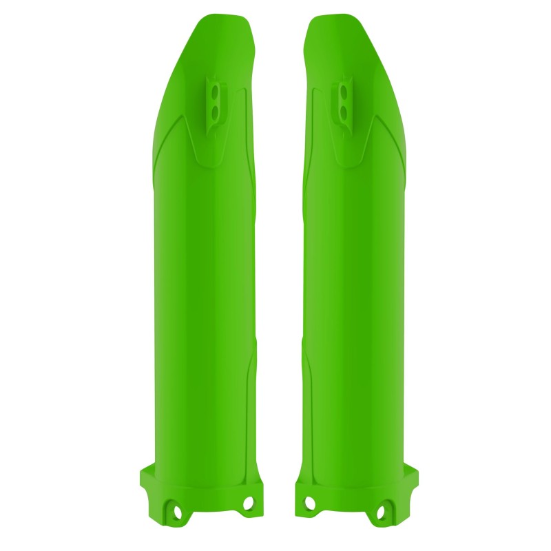 Osłony teleskopów/amortyzatorów Kawasaki KX 250/450F '09-'22 zielone