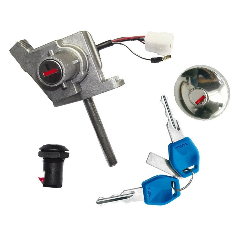 Stacyjka + korek + zamek do Yamaha YP 125 Majesty/MBK (8374) - V PARTS (VICMA)