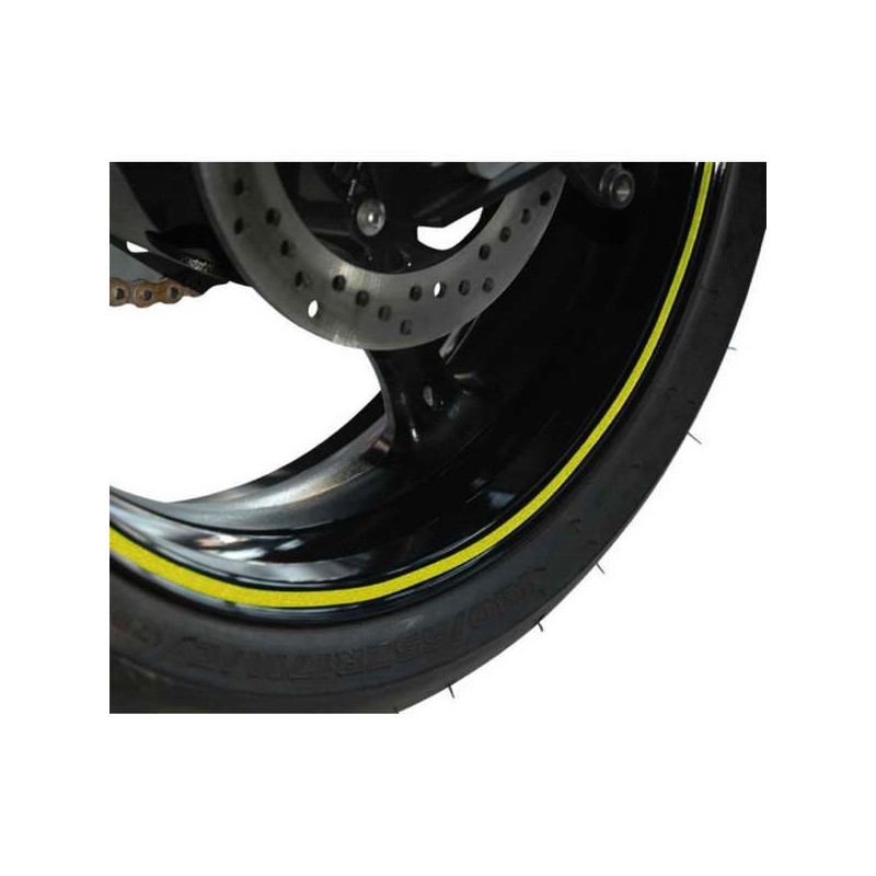 Taśma odblaskowa na rant felgi kolor żółty - V PARTS (VICMA) (838AM)