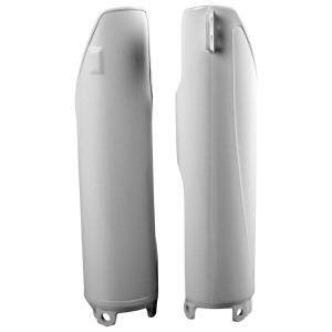 Osłony teleskopów/amortyzatorów Honda CR 125/250/500R/CRF 450 '95-'03 białe