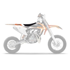 Pokrowiec / poszycie na siedzenie KTM SX 50 '16-'23 Dream 4 kolor czarny pomarańczowy biały