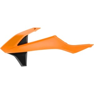 Osłony chłodnicy KTM SX/SXF `16-18 EXC `17-19 Pomarańczowy/Czarny