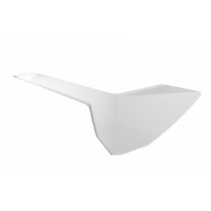 Boczne pole numerowe Husqvarna TC/FC `16-18, TX/FX `17-18, TE/FE `17-19 - biały