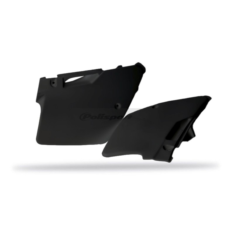 POLISPORT BOCZKI TYLNE KAWASAKI KX 125/250 '94-98 KOLOR CZARNY