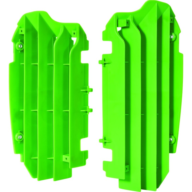 Osłony chłodnicy Kawasaki KX 250F '13-'16 - zielone kratki