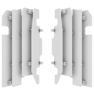 Osłony chłodnicy Honda CR 125/250/CRF 450R białe