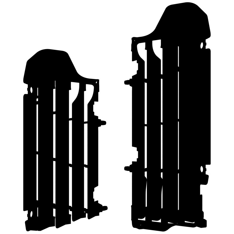 Osłony chłodnicy Suzuki RMZ 450 '18-'22 - Komplet, kolor czarny