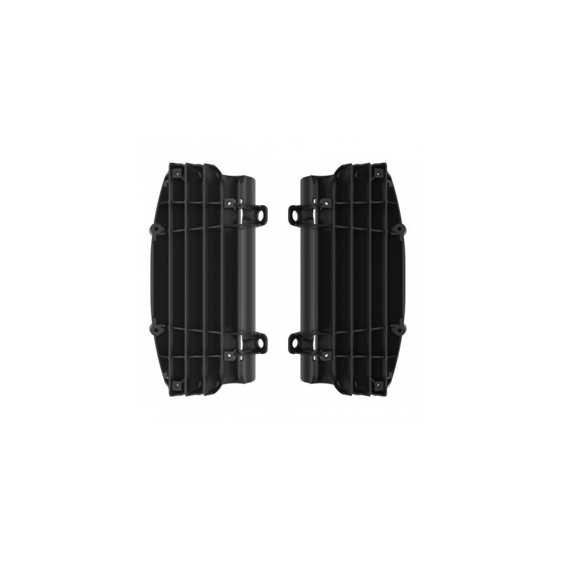 Osłony chłodnicy KTM/Husqvarna czarne - kratki kompletny zestaw