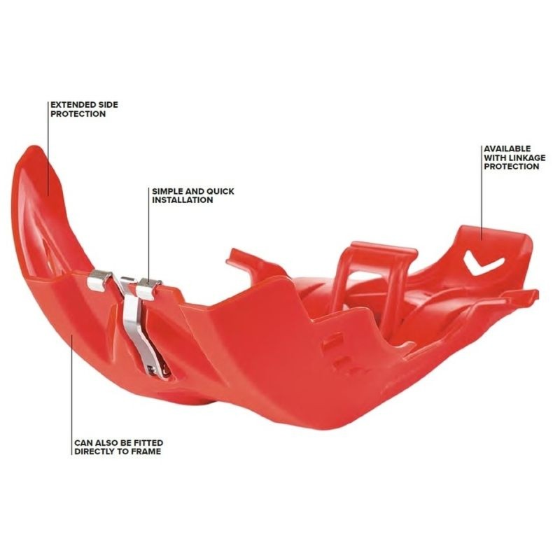 Osłona silnika POLISPORT FORTRESS SKID PLATE KTM SX-F 250/350 '16-22': SXF 450 '19-22': HUSQVARNA FC 250/3