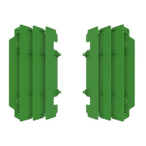 POLISPORT WYPRZEDAŻ OSŁONY CHŁODNICY (KRATKI-KOMPLET ) KAWASAKI KX 250 '05-'07 KOLOR ZIELONY