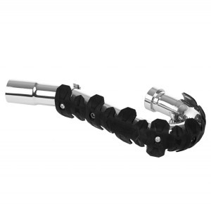 Osłona kolektora wydechowego (4T) 22 cm czarna - Polisport