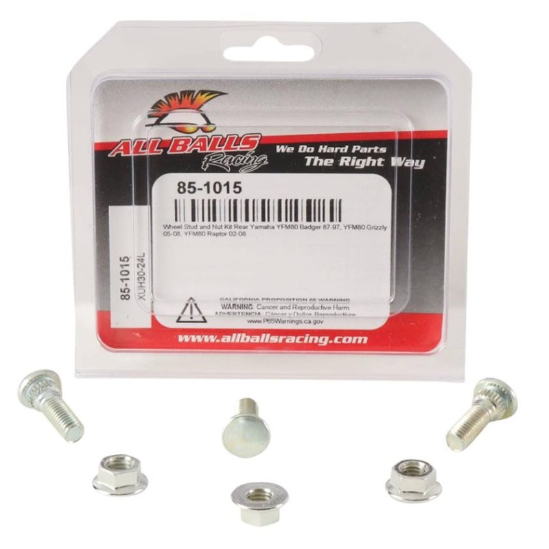 All Balls szpilki i nakrętki koła tyl - Szpilki i nakrętki kół