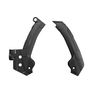 Polisport Osłony Ramy (Komplet) Husqvarna FC/TC/FX/TX '23-'24:TE/FE '24 Kolor Czarny