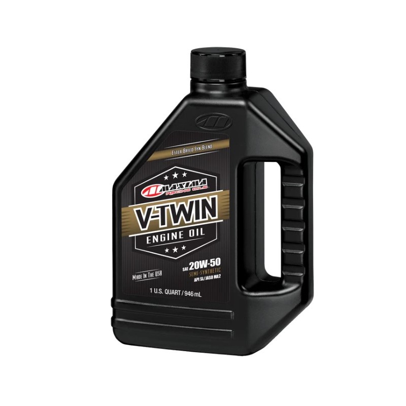 Maxima Racing Oils Olej Silnikowy Syntetyczny V-Twin Full Synthetic 20W50 AKC (LITER/12)