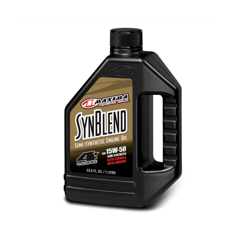 MAXIMA RACING OILS OLEJ SILNIKOWY PÓŁSYNTETYCZNY SYN BLEND ESTER 15W50 1 LITR (12)