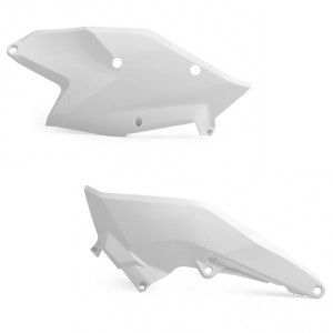 Boczki tylne POLISPORT KTM SX/SXF `16-18, EXC/EXCF `17-19 BIAŁE