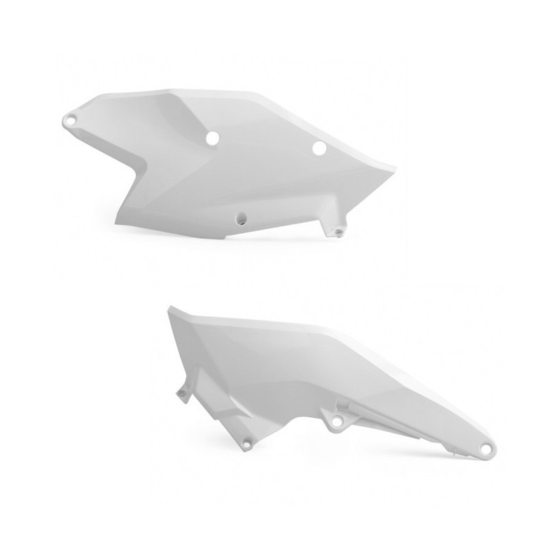 Boczki tylne POLISPORT KTM SX/SXF `16-18, EXC/EXCF `17-19 BIAŁE