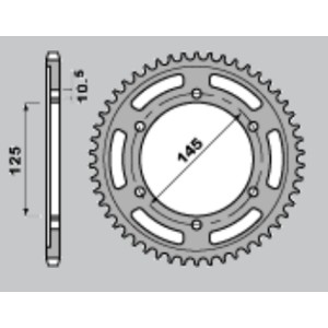 Wyprzedaż zębatka tylna 865 43 Yamaha FZ 750 '87-'91 (JTR865.43)