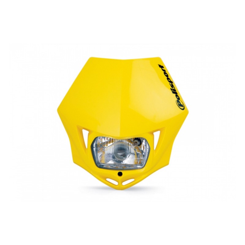 Lampa przednia POLISPORT PROMOCJA MMX żółta
