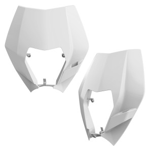 Osłona lampy przód KTM EXC / EXC-F / XC-W / XCF-W `08-13 kolor biały - Sklep Moto