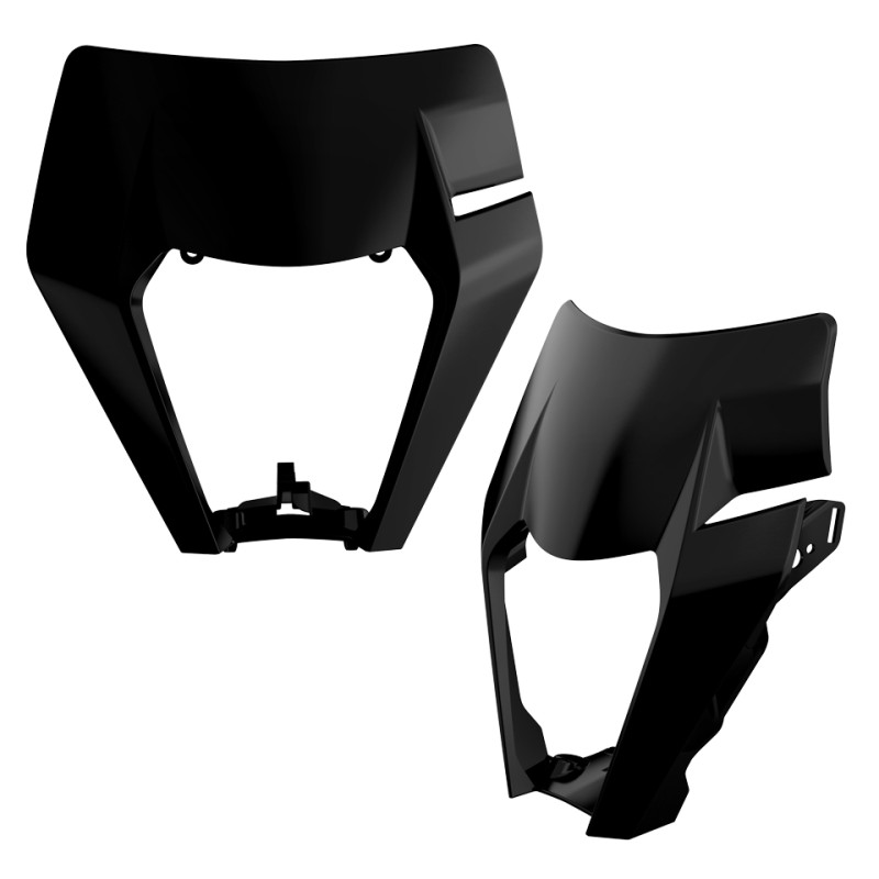 Osłona lampy przód KTM EXC/EXC-F/XC-W/XCF-W `17-19 czarna - OEM