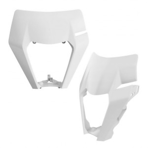 POLISPORT OSŁONA LAMPY PRZÓD KTM EXC / EXC-F / XC-W / XCF-W `17-19 KOLOR BIAŁY