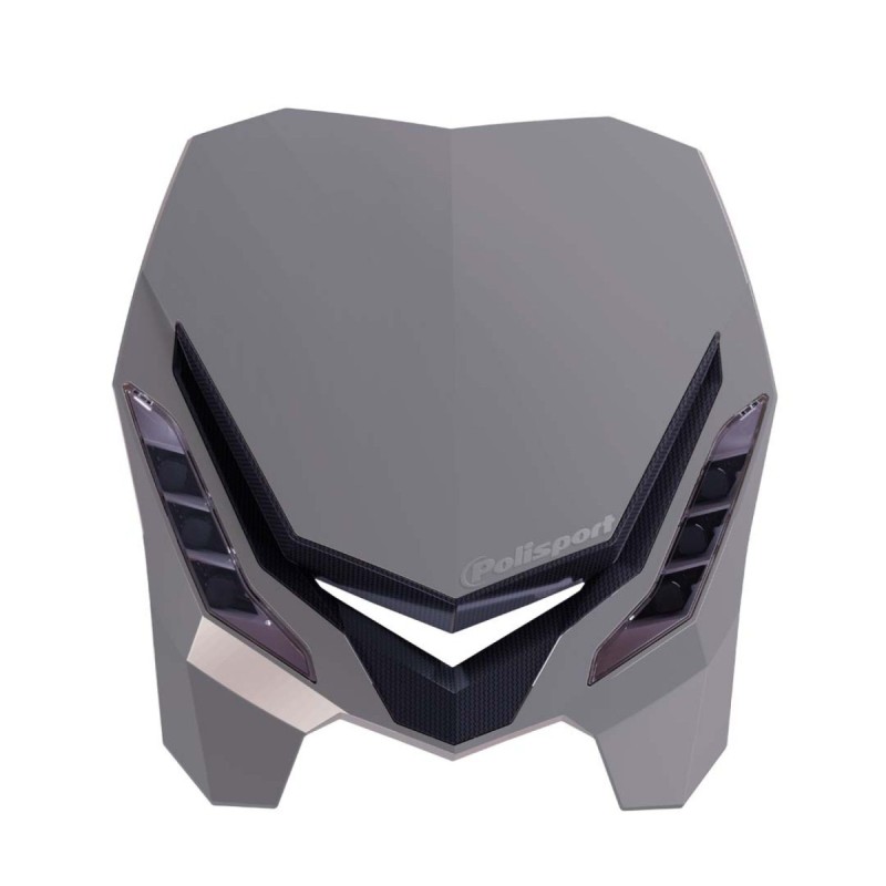 POLISPORT LAMPA PRZEDNIA MODEL E-BLAZE LED - Kolor Szary