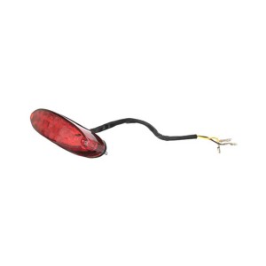 Lampa tylna POLISPORT RSP 2.0 LED Light 1,1/0,2 z homologacją - kolor czerwony