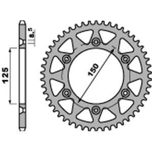 PBR WYPRZEDAŻ ZĘBATKA TYLNA 899 39 C45 KTM SX/MXC/EXC 200 '98-'14, SX/EXC 150 '10-'22, EXC 125 '91-'16 (JTR897.39) (ŁAŃC.)