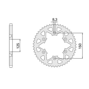 Zębatka tylna 899 38 (897-38) KTM SX/EXC SXF/EXCF - Wyprzedaż!