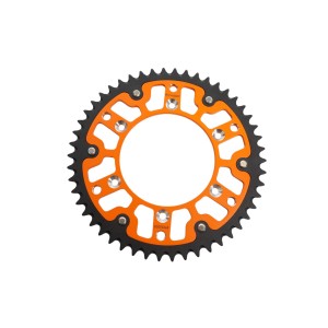 GROSSKOPF ZĘBATKA TYLNA DUAL RING / STEALTH (STALOWO-ALUMINIOWA) 899 45 (89945) KTM/HUSQVARNA/HUSABERG/GASGAS KOLOR POMARAŃCZOWY