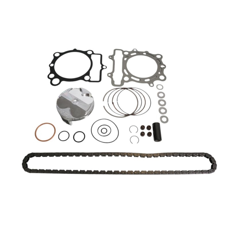 VERTEX 2025/02 ZESTAW NAPRAWCZY GÓRY SILNIKA KAWASAKI KX 250 F (KXF250) '21-'22 (STD. + 0.02MM = 77.97MM) (14.1:1) (TŁOK, USZCZ