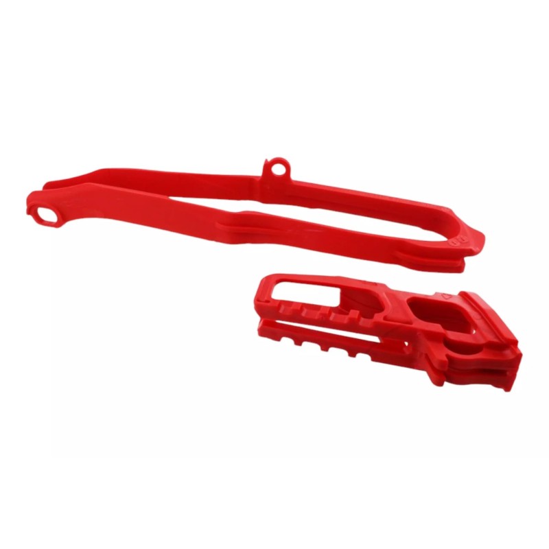 POLISPORT WYPRZEDAŻ PROWADNICA I ŚLIZG ŁAŃCUCHA (KOMPLET) HONDA CRF 250R '10; CRF 450R '09-'10 KOLOR CZERWONY