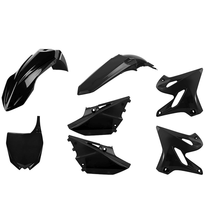 Komplet plastików Yamaha YZ125/250 '15-'20 w kolorze czarnym - Wyprzedaż