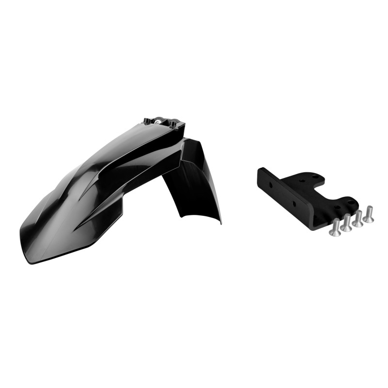 Błotnik przód Polisport z adapterem SX/SXF '07-'12: EXC/EXCF '08-'13 czarny