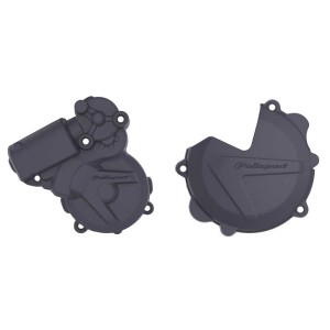 POLISPORT WYPRZEDAŻ ZESTAW OSŁONA POKRYWY ALTERNATORA ORAZ OSŁONA POKRYWY SPRZĘGŁA HUSQVARNA TE 250/300 '14-'16 KOLOR