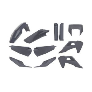 Komplet plastików Husqvarna TE/FE TPI '20-'23 + osłona lampy przedniej i osłony amortyzatorów