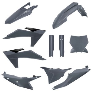 Komplet plastików POLISPORT KTM SX/SX-F/XC/XC-F '23-'24 z tablicą przednią i osłonami amortyzatora