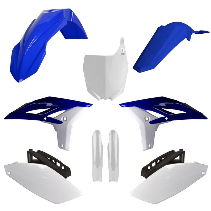 Komplet plastików POLISPORT do YAMAHA YZ 250F '10-'13 + tablica przednia i osłony amortyzatorów