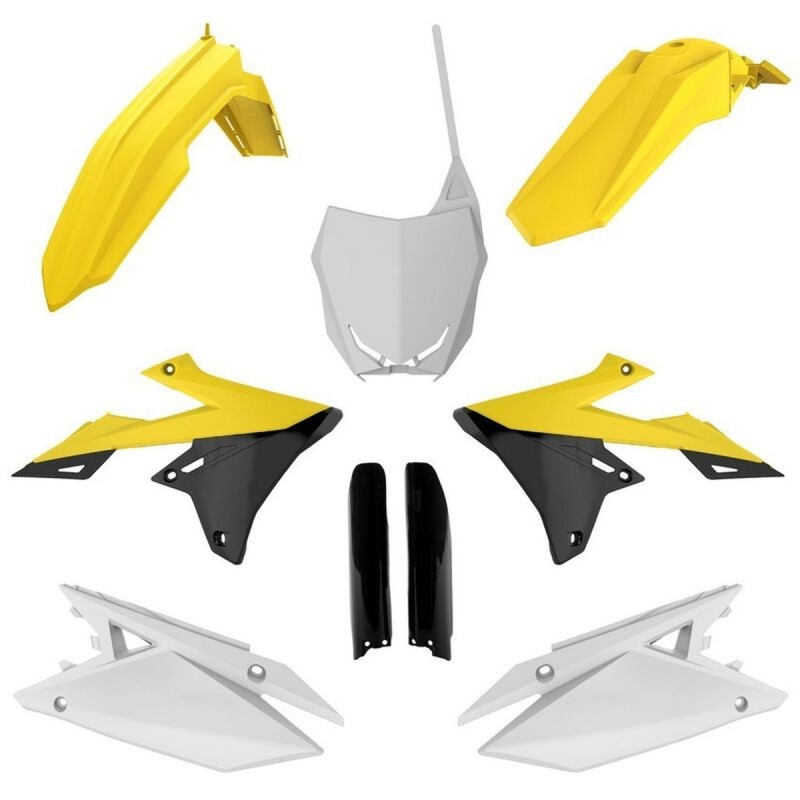 Komplet plastików POLISPORT do Suzuki RMZ 250/450 '18-'24 z tablicą przednią