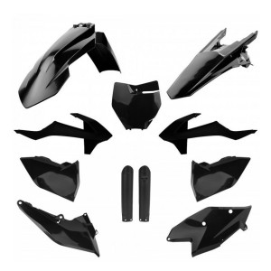 Komplet plastików POLISPORT KTM EXC/EXC-F TPI '17-'19 + osłony lampy i amortyzatorów