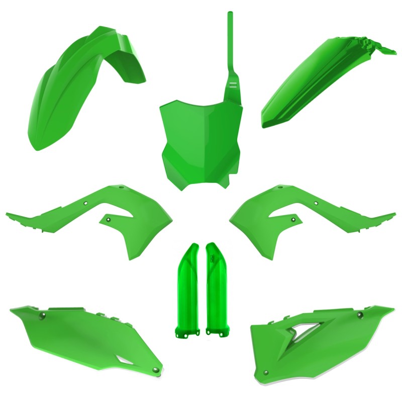 Komplet plastików POLISPORT do KXF 250 i KXF 450 - tablica przednia w zestawie