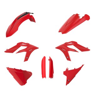 POLISPORT KOMPLET PLASTIKÓW (FULL KIT) BETA X-TRAINER '15-'19 Z OSŁONĄ AMORTYZATORÓW KOLOR CZERWONY