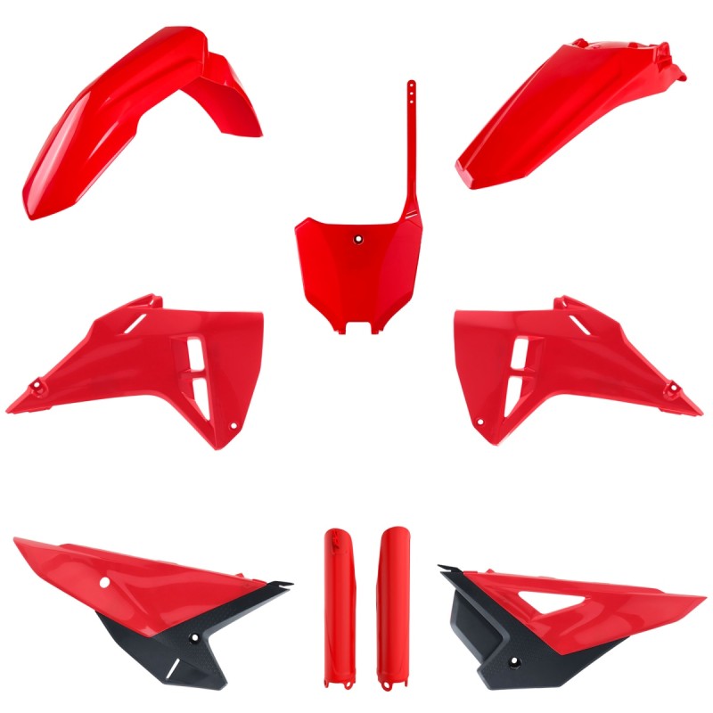 Komplet plastików POLISPORT dla HONDA CRF 250R/250RX/450R/450RX '25 z tablicą rejestracyjną