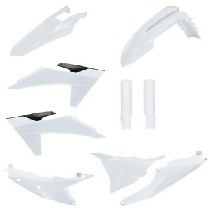 Komplet plastików POLISPORT WYPRZEDAŻ KTM EXC/EXC-F/XC-W/XC-WF TBI '24-'25 z osłonami amortyzatorów