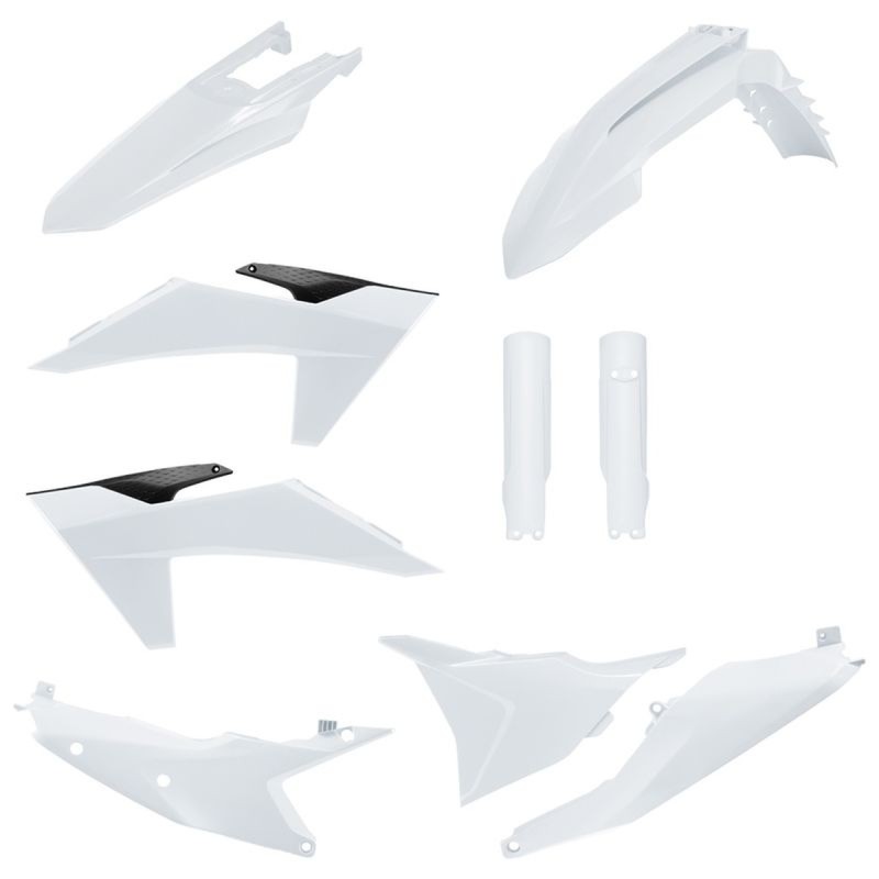 Komplet plastików POLISPORT WYPRZEDAŻ KTM EXC/EXC-F/XC-W/XC-WF TBI '24-'25 z osłonami amortyzatorów