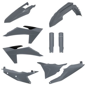 Komplet plastików POLISPORT WYPRZEDAŻ KTM EXC/EXC-F/XC-W/XC-WF TBI '24-'25 z osłoną amortyzatorów